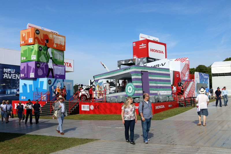 Illustration for article titled Honda's Goodwood Stage Is Full Of Real-Life Toy Cars